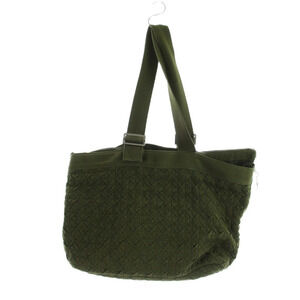 Bottega Veneta Webbing Camping Tote Bag Handbag Intrecciato Khaki Green MQ